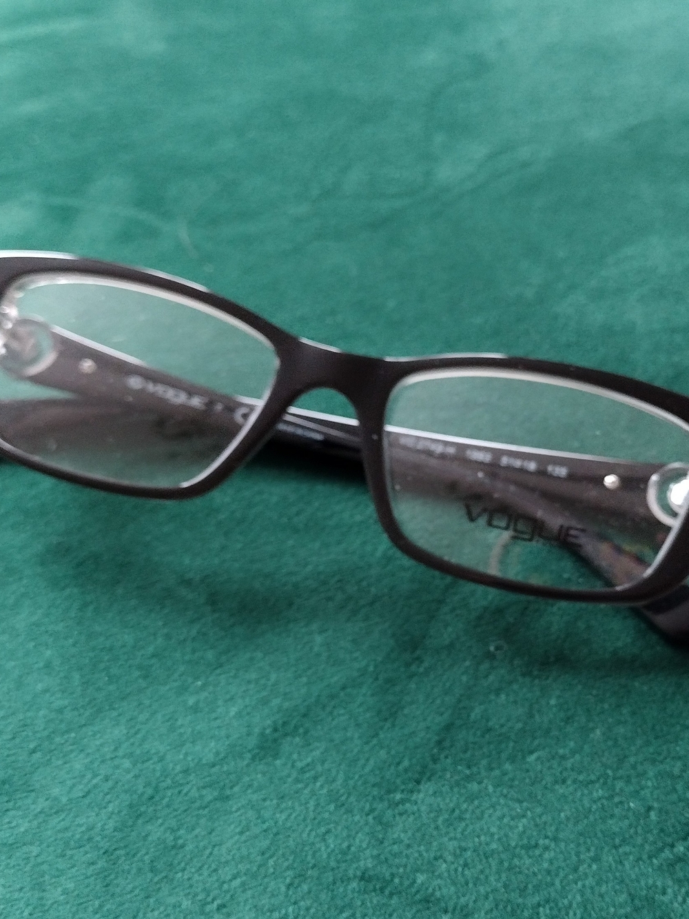 Vogue Women's Rectangular Eyeglasses Frame Black